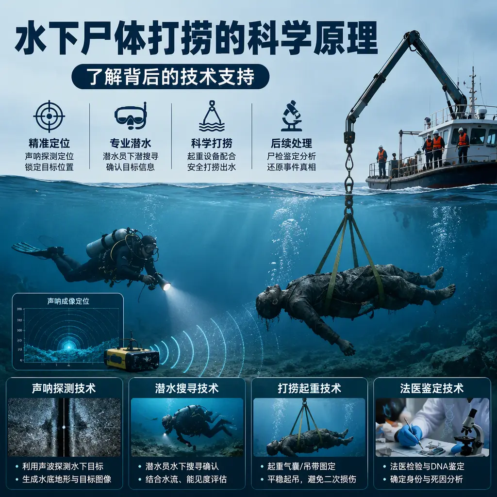 怒江水下尸体打捞的科学原理，了解背后的技术支持